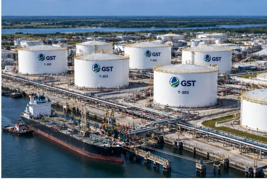 GST terminal network and storage infrastructure