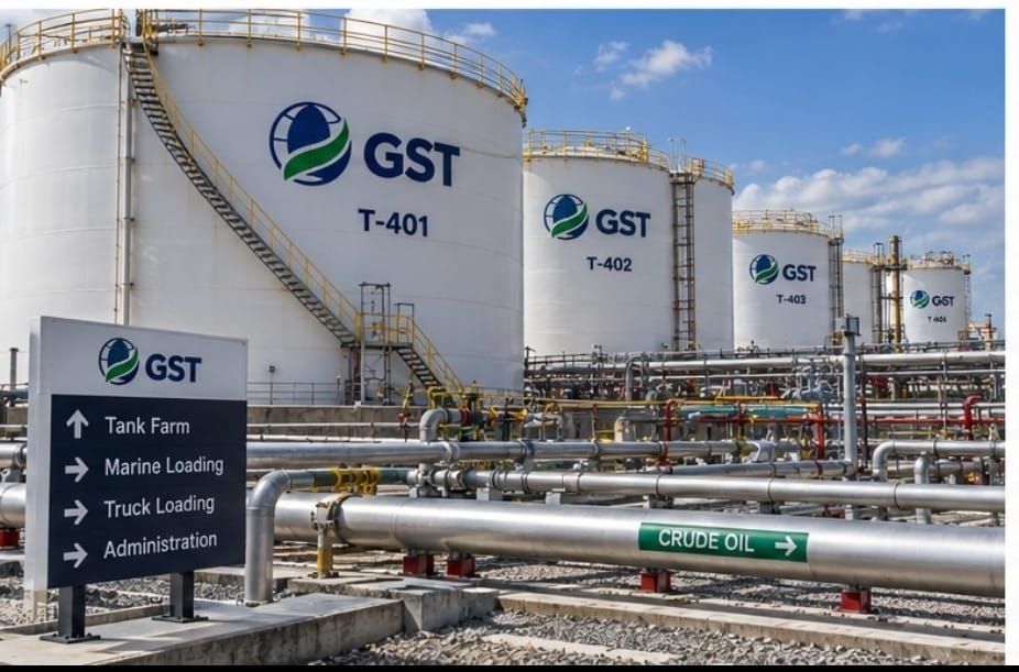 GST terminal pipework and operations